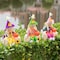 Gardenised Outdoor Fall Decor Halloween Scarecrow for Garden Ornament Sitting on Hay Bale, Straw Multicolor QI004088 - alternate 7